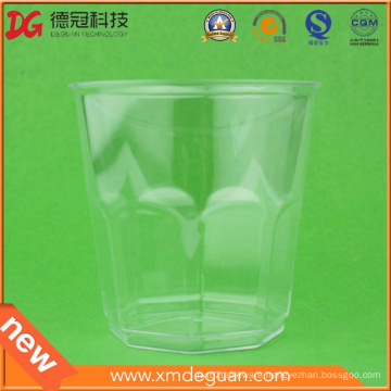 220ml Transparently Disposable Airline Business-Use PS Plastic Cup Supplier